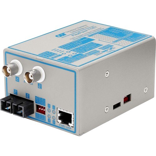 1X T1/E1 COAX+RJ45 / FIBER FLEXPOINT T1/E1 SC MM 1310 5KM