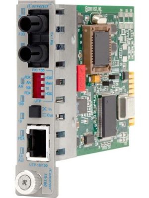 10/100 BASE-T 100BASE-FX FIBER ICONVERTER ETHERNET ST SM 1310 60KM