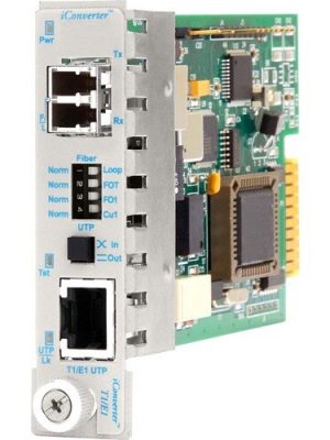 ICONVERTER T1/E1 COPPER RJ45/ RJ48 TO LC/SM MODULE 1310NM/30KM