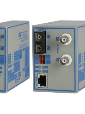1X T1/E1 RJ45 TO 1X FIBER FLEXPOINT T1/E1 ST SM 1310NM 30KM