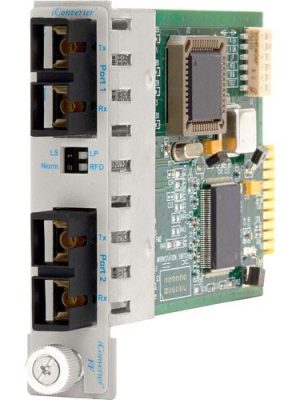 100 BASE-FX FIBER TO FIBER ICONVERTER SC MM 1310 SM 1310 30KM