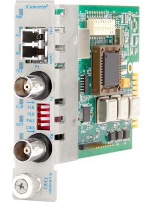 ICONVERTER T3/E3 COAX TO LC/SM FIBER MODULE 1310NM/30KM