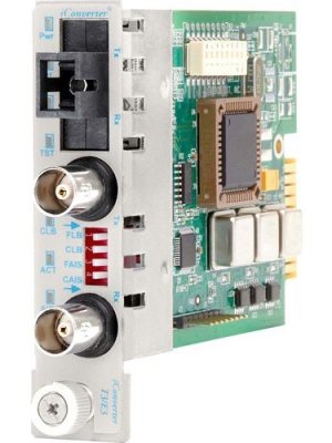 ICONVERTER T3/E3 COAX TO SC/SM SF FIBER TX1.3/RX1.5/20KM MODULE