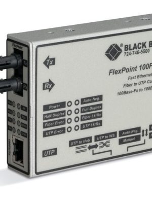 MOD MEDIA CONVERTER 100BASETX T O 100BASELX 1300NM SM 25KM SC