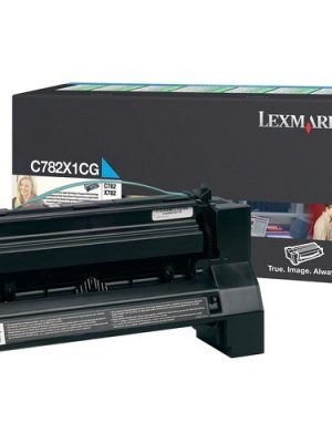 CYAN EXTRA HIGH YIELD RETURN TONER CART F/C782 X782E 15K YIELD