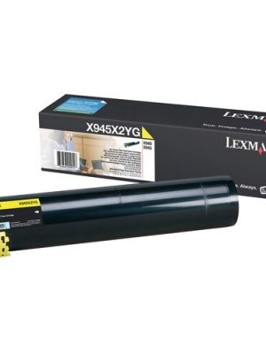 YELLOW TONER CARTRIDGE FOR X940E/X945E