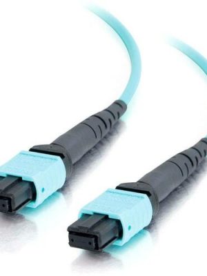 30M MTP 10G OM3 MM PLN FIBER-AQUA