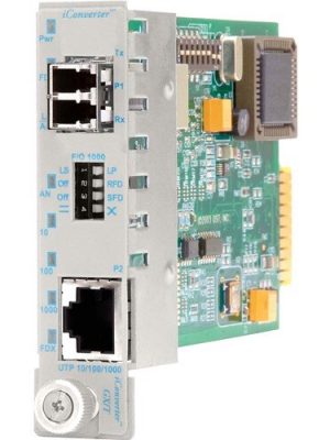 10/100/1000 BASE-T LX ETHERNET ICONVERTER FIBER LC SM 1310NM 12KM