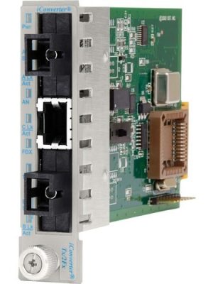 100 BASE-TX TO 2X 100BASE-FX ICONVERTER REDUNDANT FIBER MODULE
