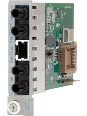 100 BASE-TX TO 2X 100BASE-FX ICONVERTER REDUNDANT FIBER MODULE