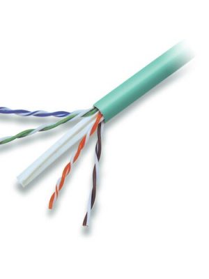 1000FT CAT6 GREEN PLENUM SOLID 4PR 24AWG BULK CBL