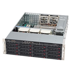 BLACK 3U 836TQ W/ REDUNDANT DC 710W