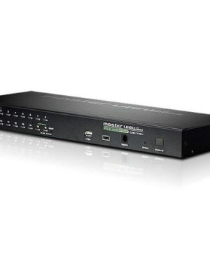 16PORT PS/2 USB CS1716A KVM SWITCH 1U RM W/ CABLES