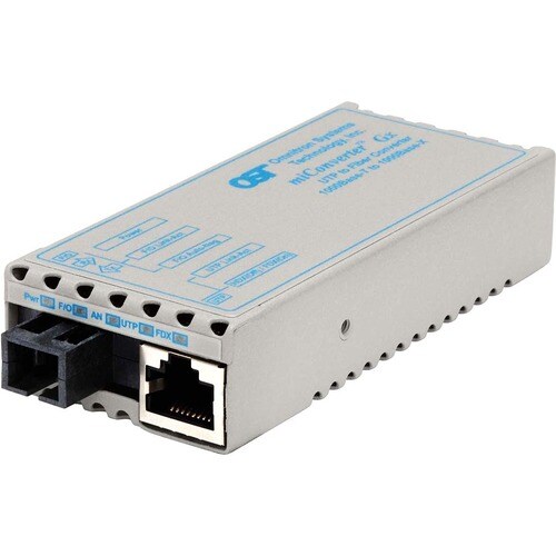 1000 BASE-T BX GIGABIT ETHERNET MICONVERTER FIBER SCSF14/13 20KM US