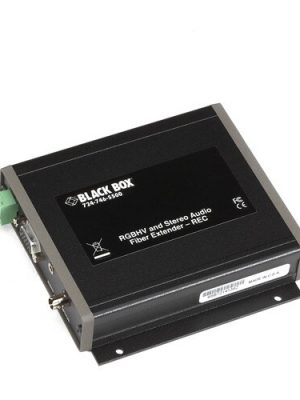 VGA/STEREO-AUDIO FIBER EXTENDER RECEIVER (1) ST OPTICAL INPUT (1)