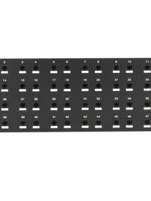 48-PORT CAT6 SURGE-PROTECTED PA TCH PANEL 4U