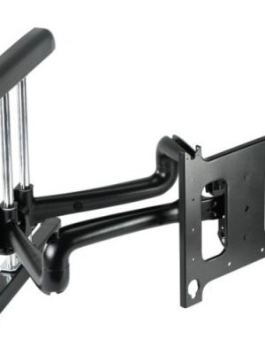 UNIV DUAL SWING ARM BLACK 42-71IN W37IN EXTEND