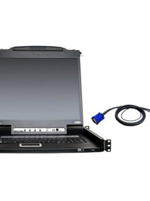 16PORT 17IN LCD KVM INCLUDING 16-USB CABLES