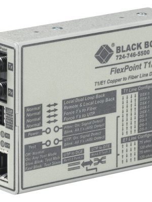 MEDIA CONVERTER T1/E1 MULTIMODE 1300NM 5KM ST