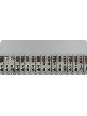19 MODULE CHASSIS ICONVERTER W/ 2 HIGH POWER 48VDC POWER SUPPLY