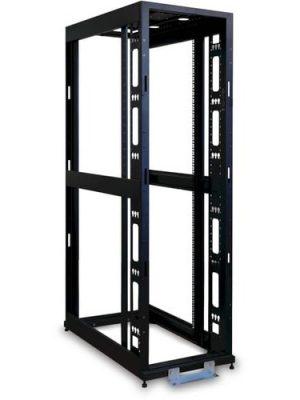 42U 4 POST OPEN FRAME RACK SERVER CABINET NO DOOR/SIDES 3000LB