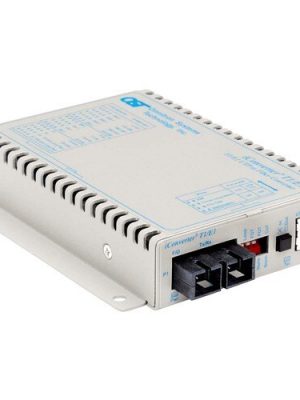 1X T1/E1 RJ45/RJ48 COPPER FIBERICONVERTER SC SM 30KM WM US WIDE