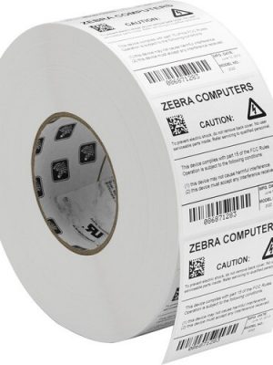 4PK Z-ULTIMATE 3000T WHITE 3.5 X 1IN SYNTHETIC LABEL 5570/ROLL
