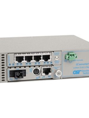 4T1M SF MUX 4X T1/E1 +10/100 SC/SM TX15/RX13/40KM SA DC MNG
