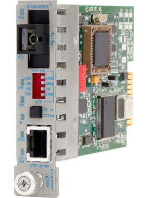 10/100 BASE-T 100BASE-FX FIBER ICONVERTER ETHERNET SCSF 13/15 20KM
