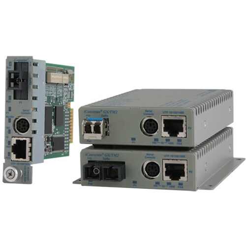 ICONV 10/100/1000T-1000SX/SC/MM 850NM/220M TABLE TOP AC MNGMNT