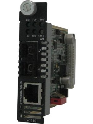 C-1110-S2SC70 MEDIA CONVERTER 10/100/1000-1000B-ZX 70K 1550NM 2SC