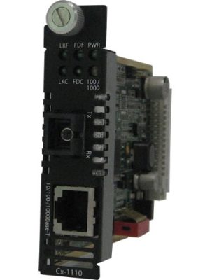 C-1110-S1SC10U MEDIA CONVERTER 10/100/1000-1000B-BX 10K 1310NM 1SC