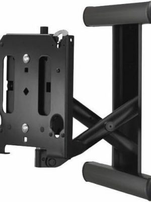 MEDIUM LOW-PROFILE IN-WALL SWING ARM MOUNT BLACK FOR 30-55IN