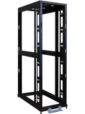 48U 4 POST OPEN FRAME RACK SERVER CABINET NO DOOR/SIDES 3000LB