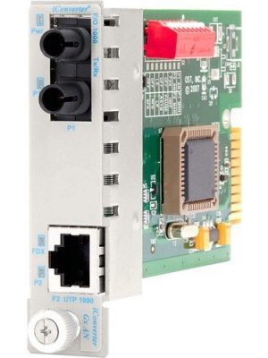 1000 BASE-T 1000BASE-LX FIBER ICONVERTER ETHERNET ST SM 1310 12KM