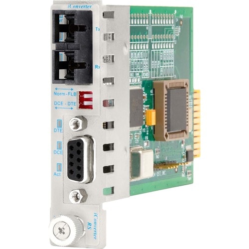 ICONVERTER RS232 DB9 TO SC/SM 1550NM/120KM MODULE