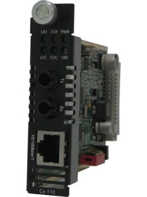 C-110-S2ST80 MEDIA CONVERTER 10/100B-TX-100B-ZX 2ST 1550NM 80KM