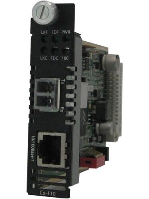 CM-110-S2LC80 MEDIA CONVERTER 10/100B-TX-100B-ZX 2LC 1550NM 80KM