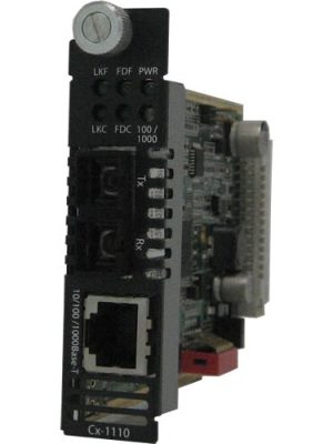 CM-1110-S2SC40 MEDIA CONVERTER 10/100/1000-1000B-EX 2SC 1310NM 40K