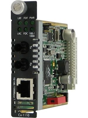 CM-1110-S2ST40 MEDIA CONVERTER 10/100/1000-1000B-EX 2ST 1310NM 40K