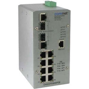 MANAGED SWITCH 2PORT GPBS 8PORT 100MBPS POE+