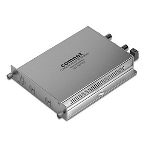 DUAL VIDEO RECEIVER WITH AGC MM 2 FIBER