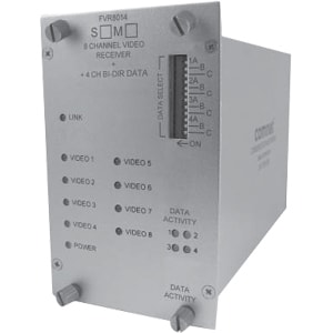 8CH DIGITAL ENCODED VIDEO RECEIVER + 8 BI-DIRECTIONAL DATA MM