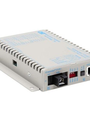 1X T1/E1 RJ45/RJ48 COPPER FIBERICONVERTER SC SM 15/13 20KM US WIDE