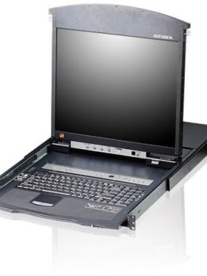 8PORT KL1508AM CAT5 DUAL RAIL KVM SWITCH W/ 17IN LCD