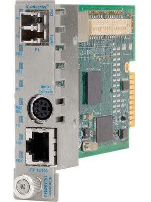 ICONV 10/100T TO 100FX LC/SM1310NM/30KM W/ MGMT WIDE TEMP
