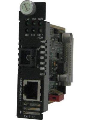 C-1110-S1SC20U MEDIA CONVERTER 10/100/1000-1000BX 20KM 1310NM 1SC