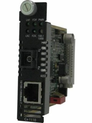 Perle Systems CM-1110-S1SC40D MEDIA CONVERTER 10/100/1000-1000BX 40KM 1490NM 1SC 5052960