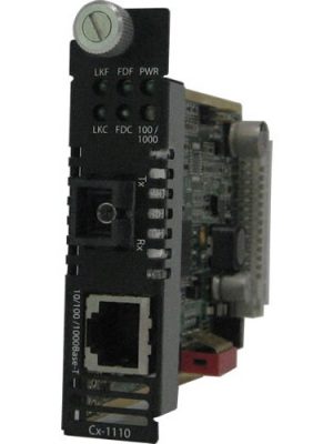 CM-1110-S1SC80D MEDIA CONVERTER 10/100/1000-1000BX 80KM 1590NM 1SC