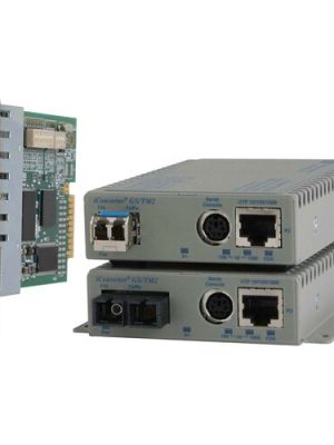 ICONV 10/100/1000T-1000LX SC/SM1.3/12KM W/ MGMT WALL MNT AC WIDE